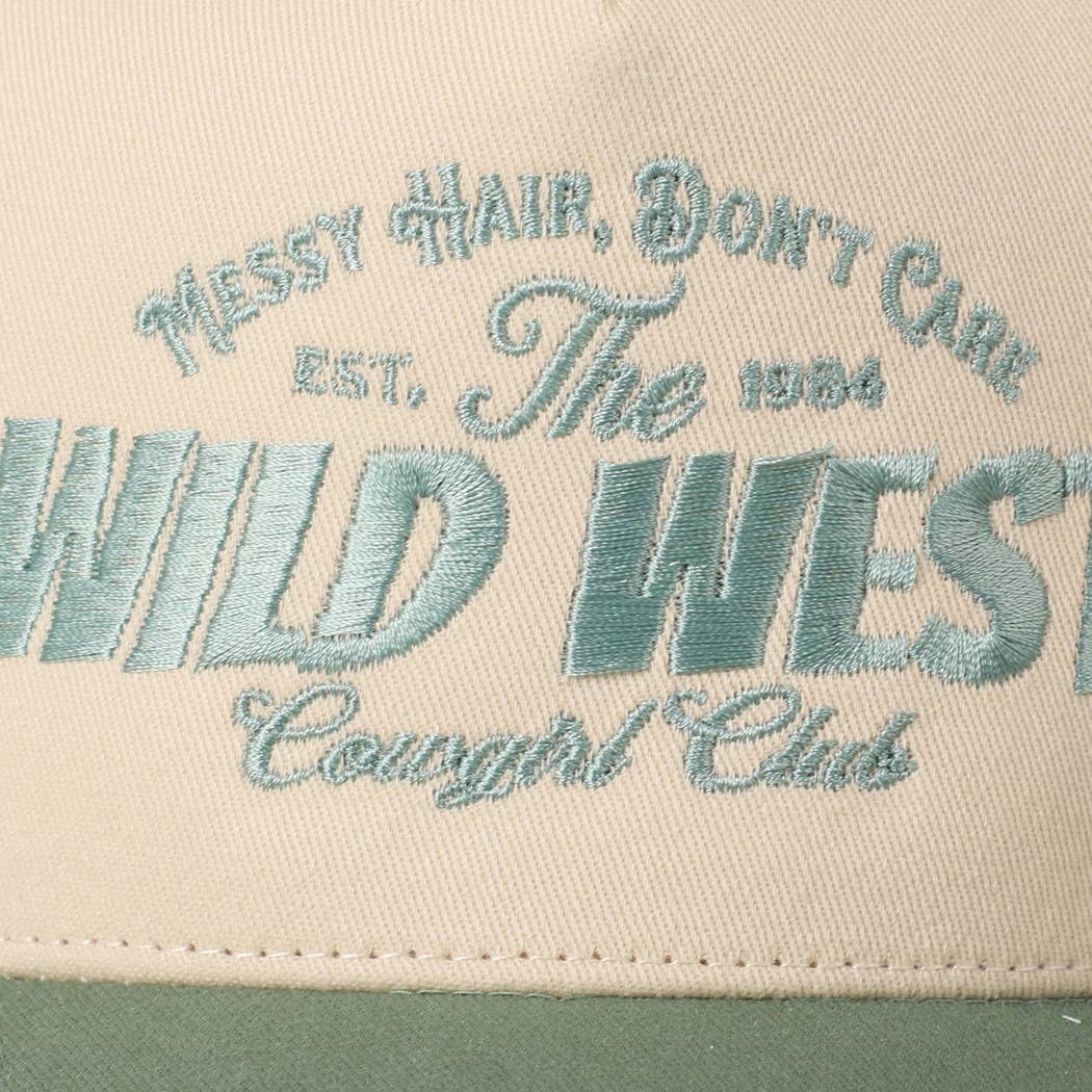 Messy Hair Wild West Cowgirl Club Hat