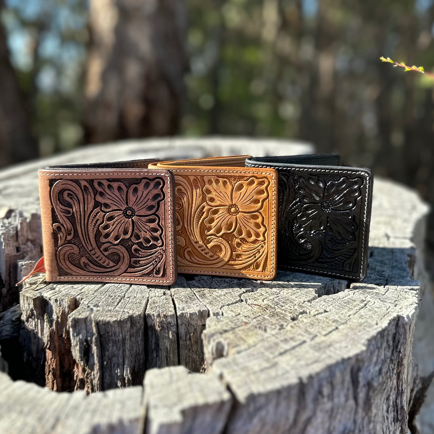 Mens Tooled Wallet
