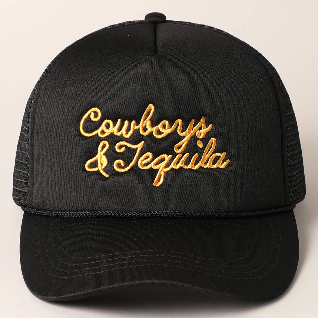 Cowboys & Tequila Trucker Hat