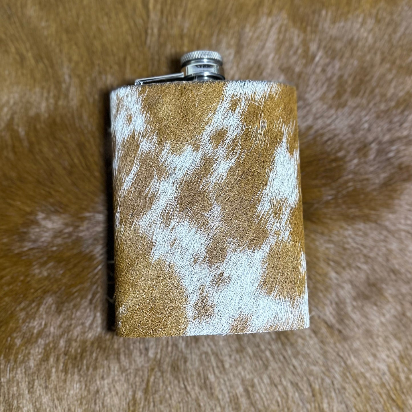 Cowhide & Leather Flask