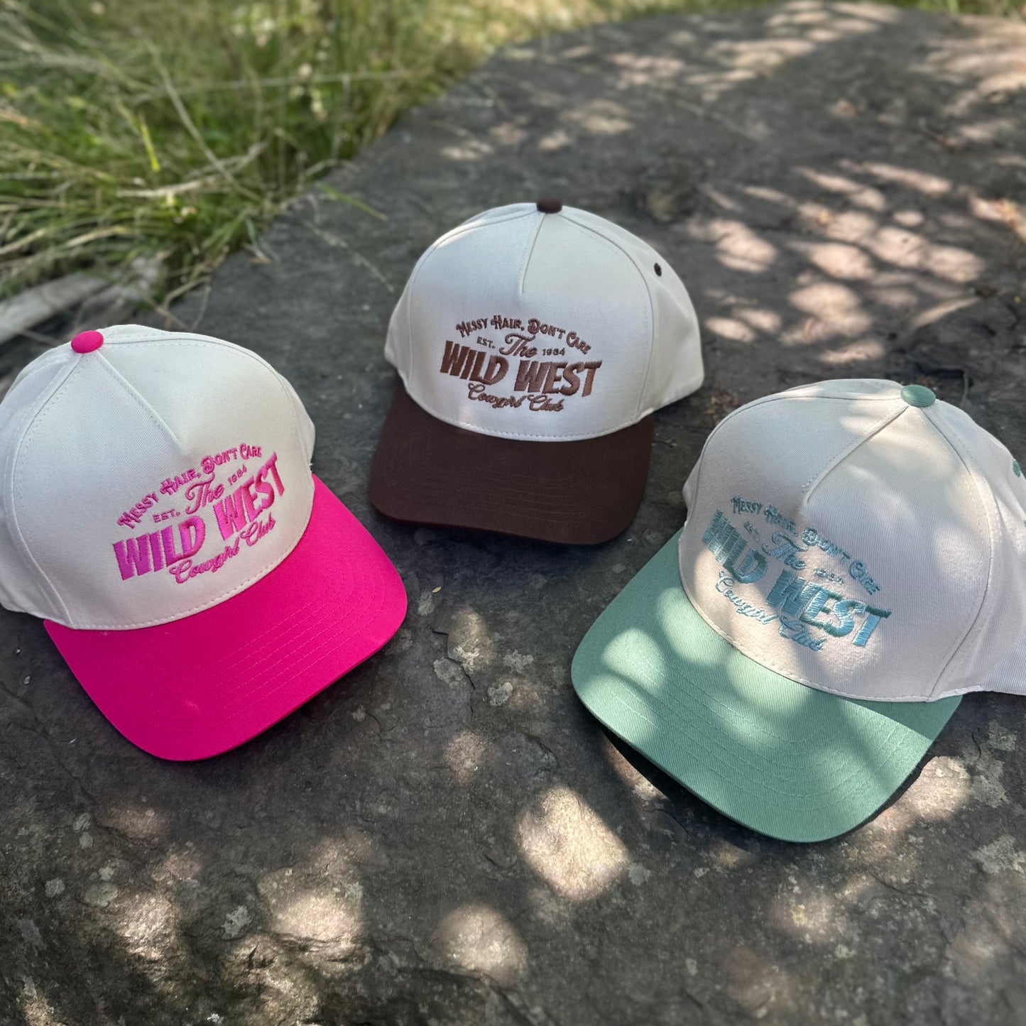 Messy Hair Wild West Cowgirl Club Hat