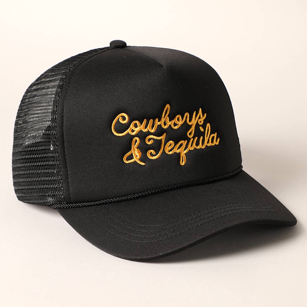 Cowboys & Tequila Trucker Hat
