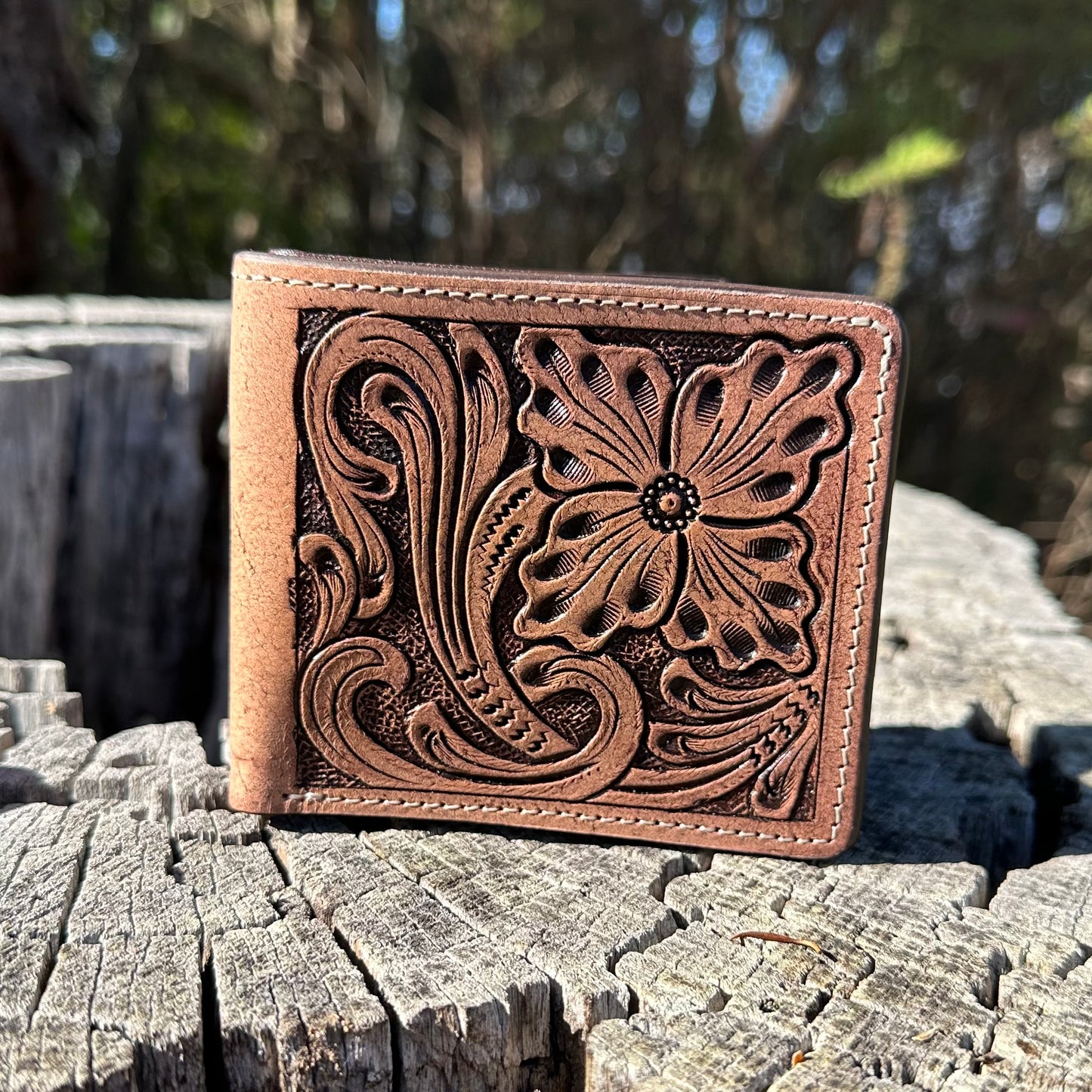 Mens Tooled Wallet