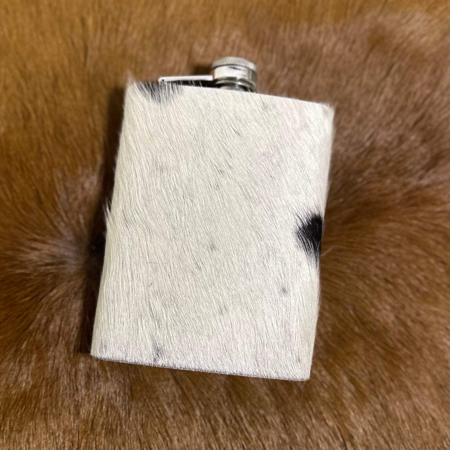 Cowhide & Leather Flask