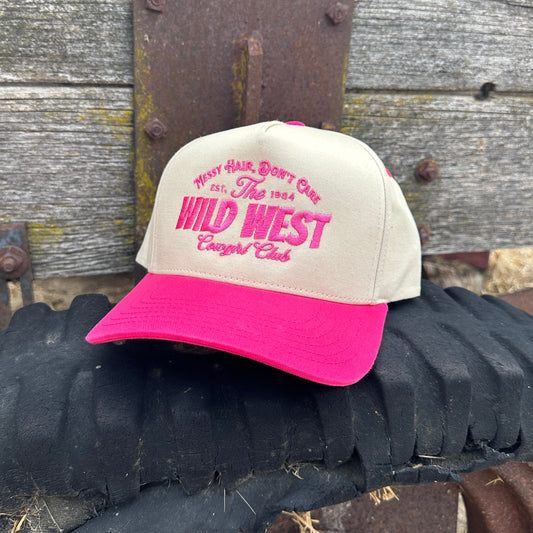 Messy Hair Wild West Cowgirl Club Hat