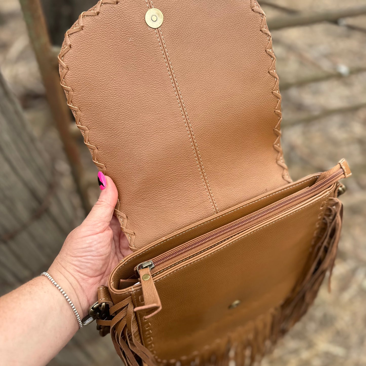 Paige Fringe Bag