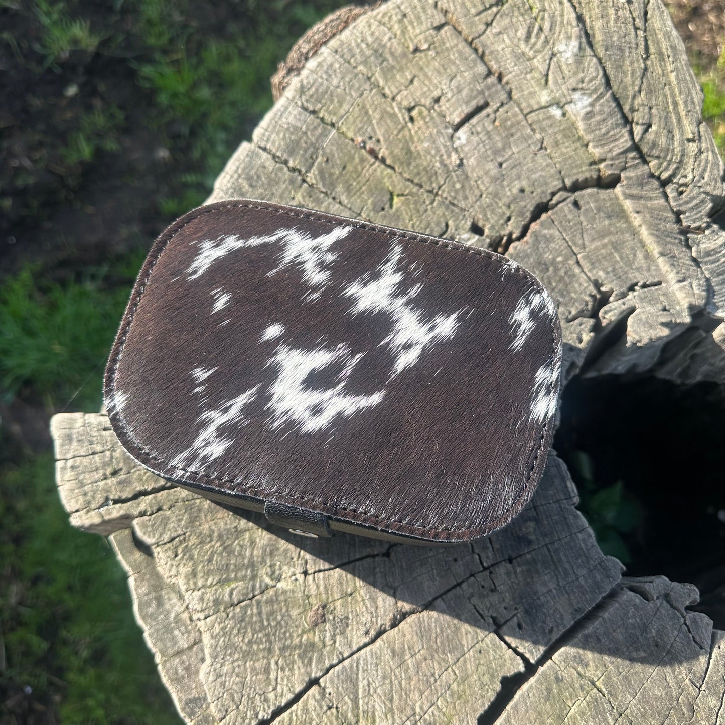Travel Cowhide Jewellery Box