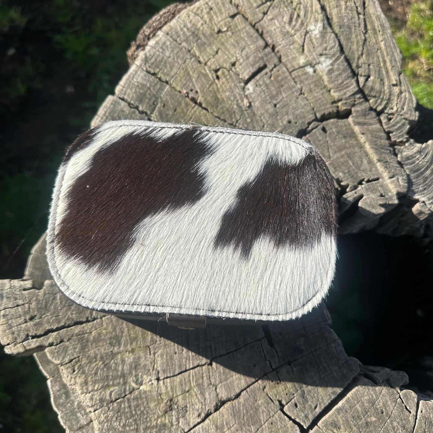 Travel Cowhide Jewellery Box