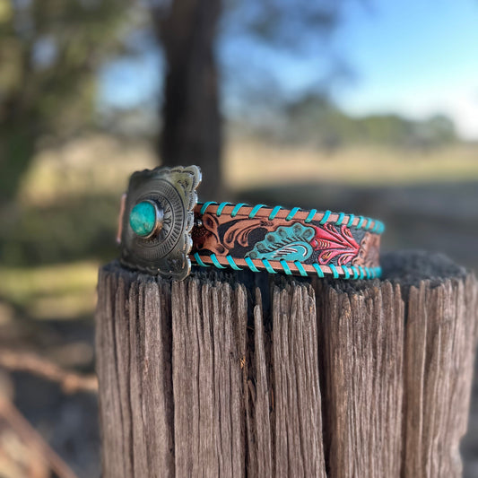 Turquoise belt with Buckle