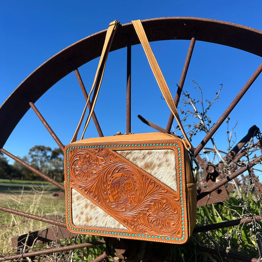 Oakley Tooled Leather Bag