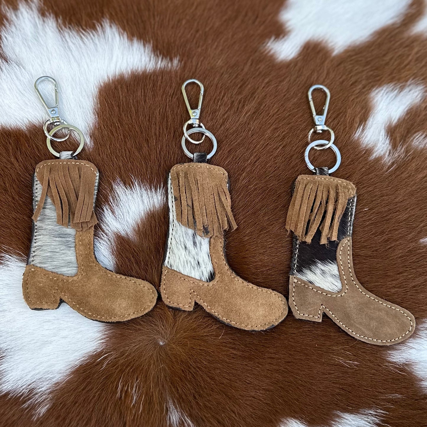 Fringed Boots Key Ring