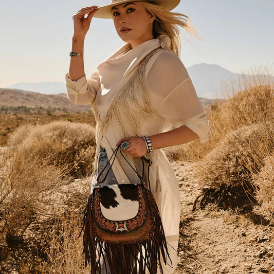 Desert Dahlia Tassel Bag