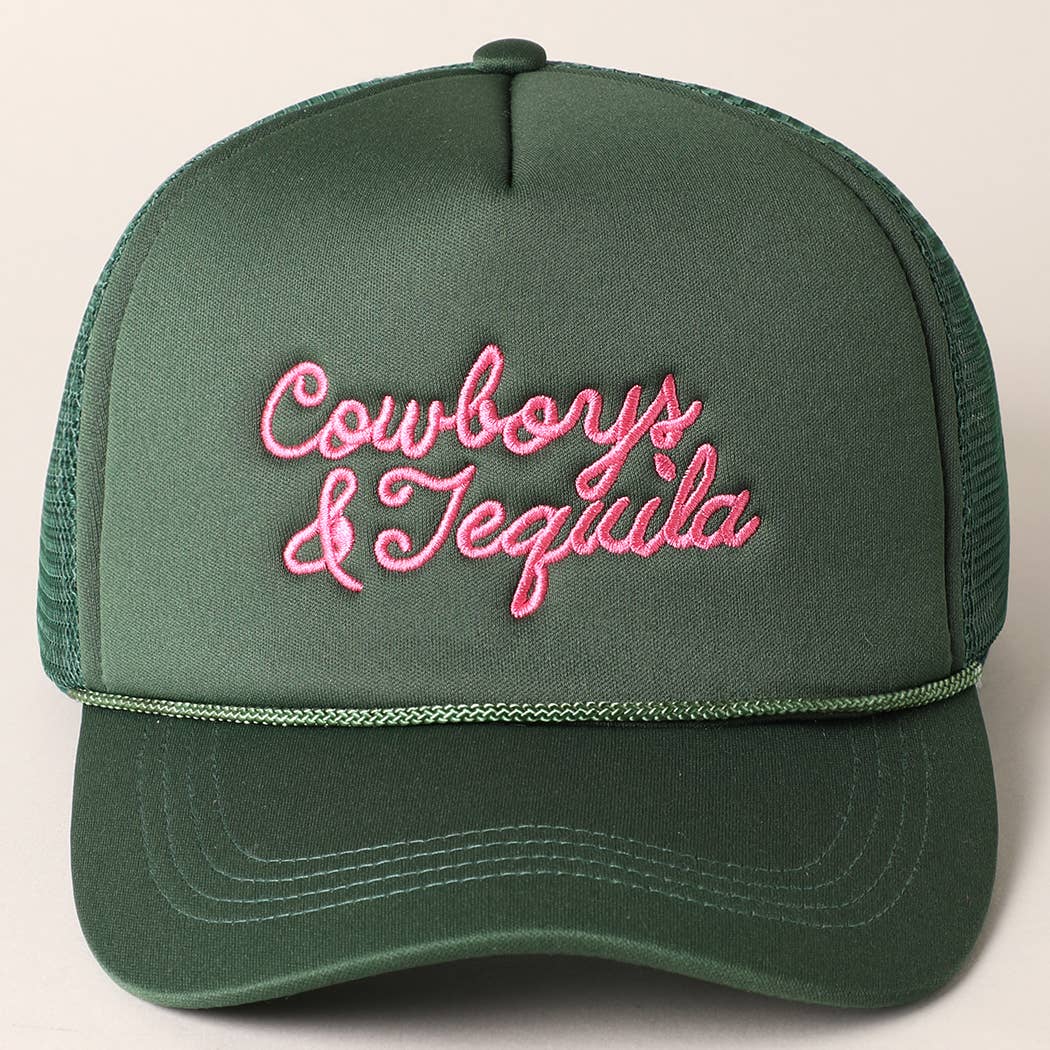 Cowboys & Tequila Trucker Hat
