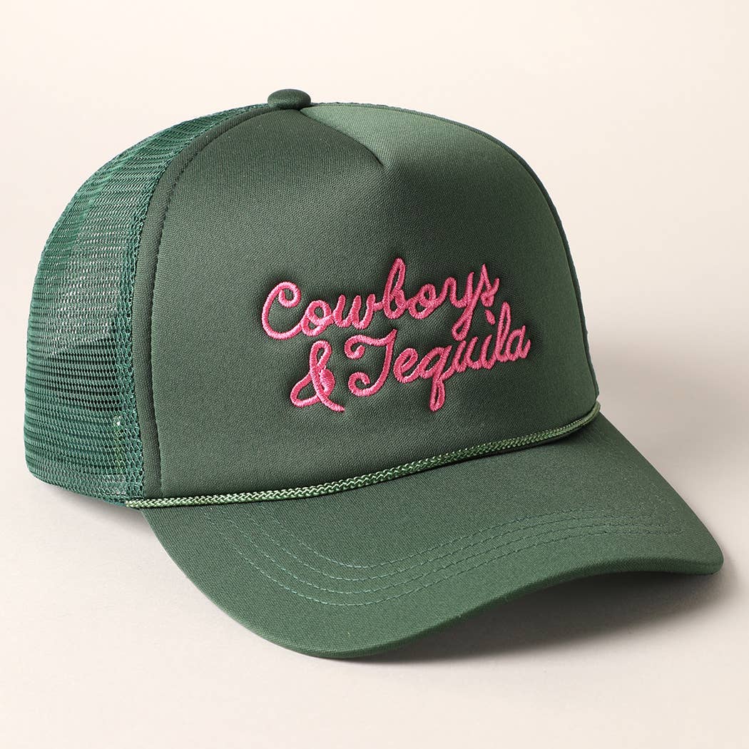 Cowboys & Tequila Trucker Hat