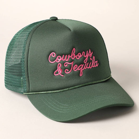 Cowboys & Tequila Trucker Hat