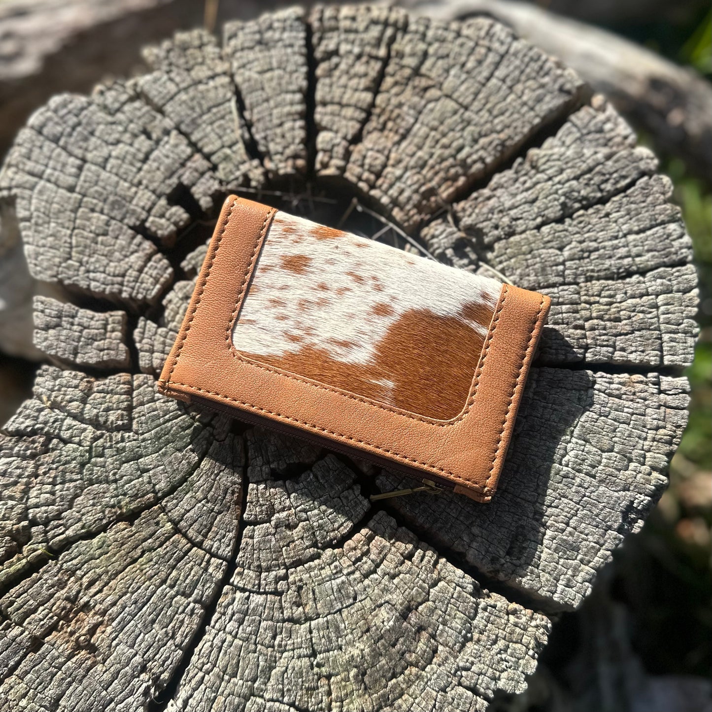 Small Cowhide Card Wallet