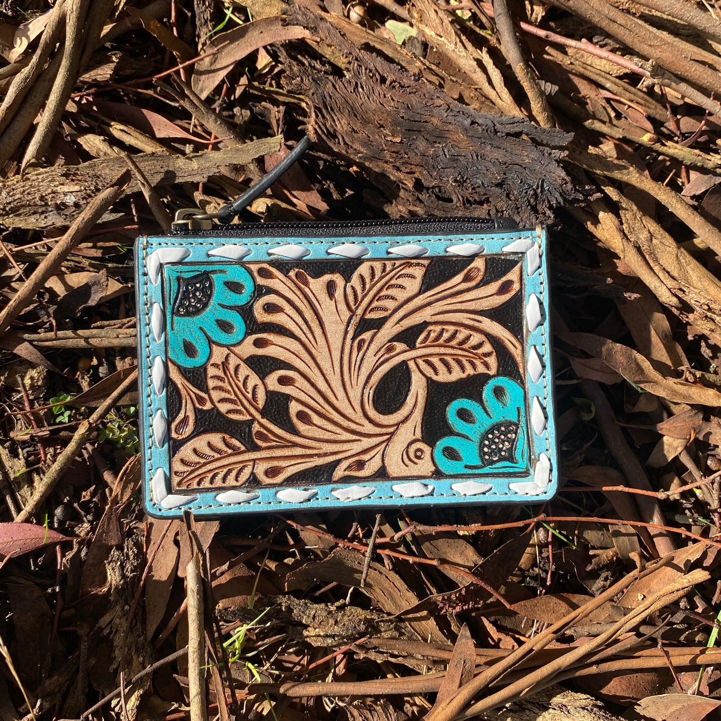 Handtooled Credit Card Holder