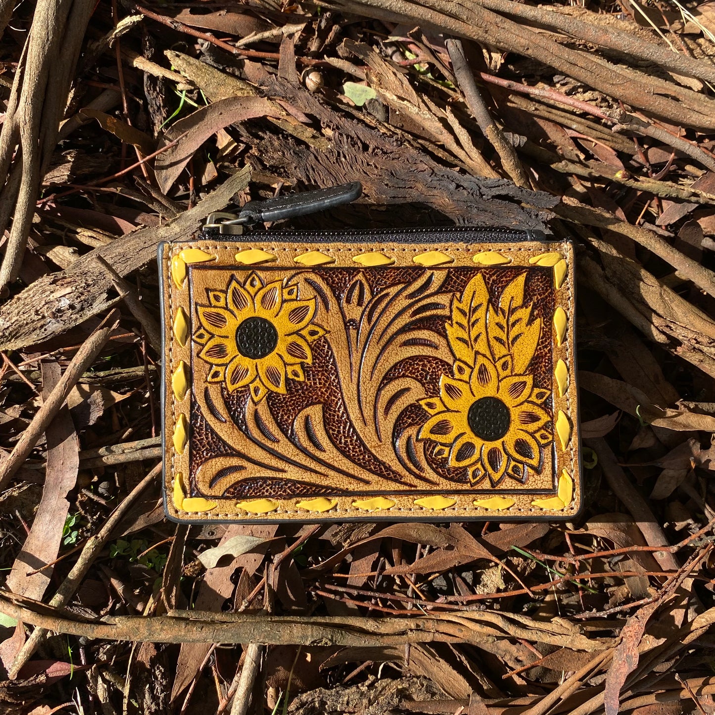 Handtooled Credit Card Holder