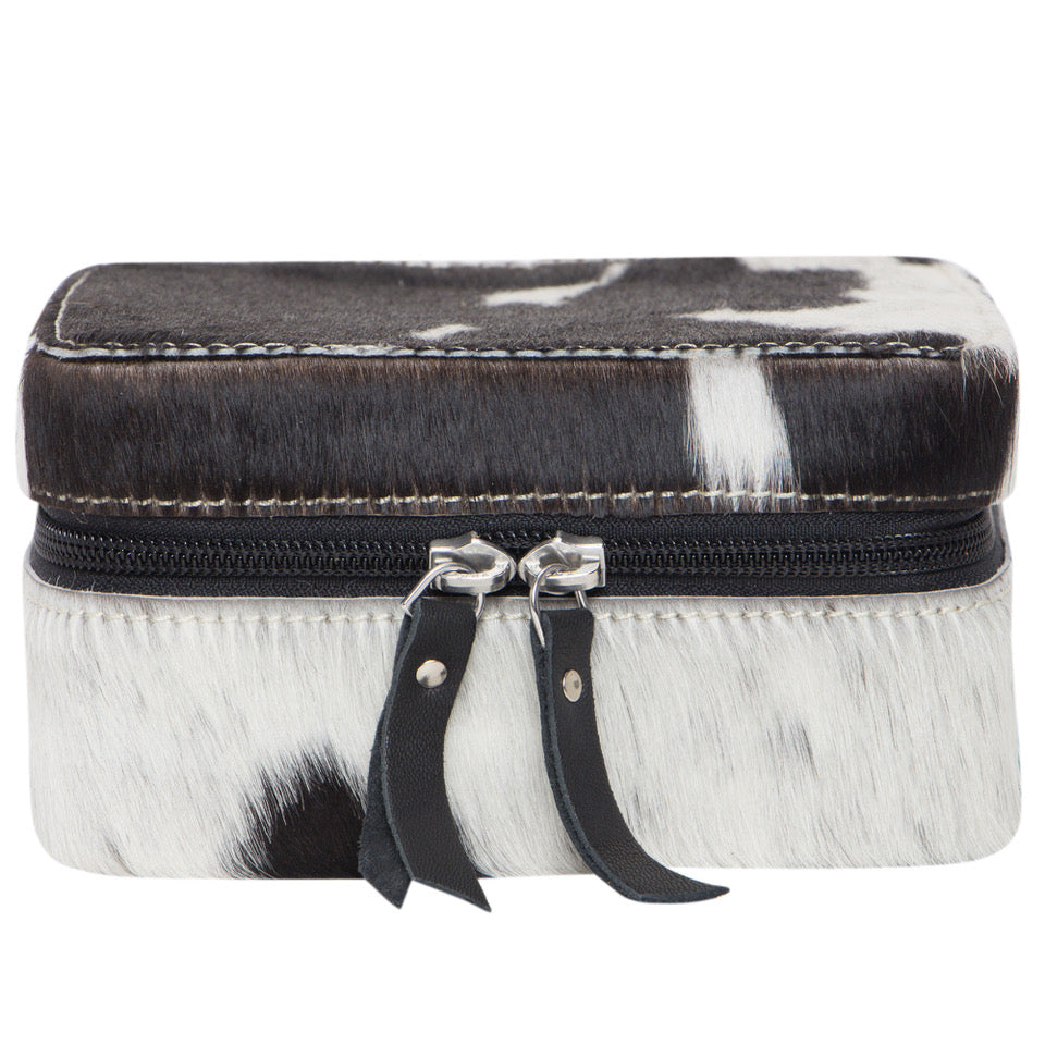 Cowhide Jewellery Box
