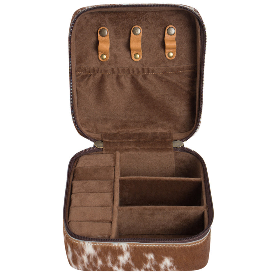 Cowhide Jewellery Box