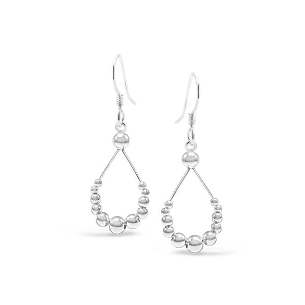 Teardrop Ball Earrings