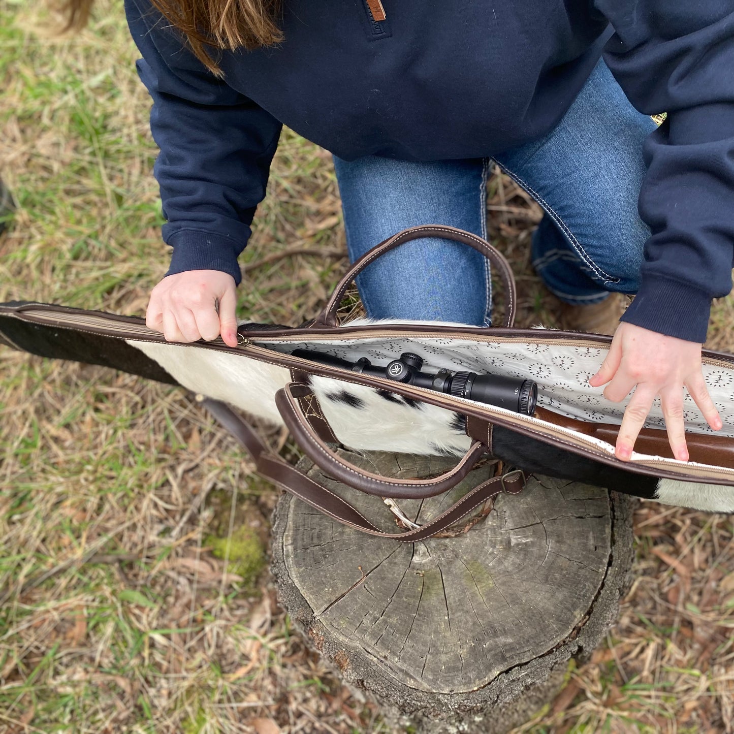 Cowhide Rifle Bag