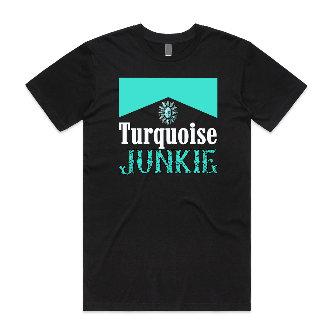 Turquoise Junkie Tee