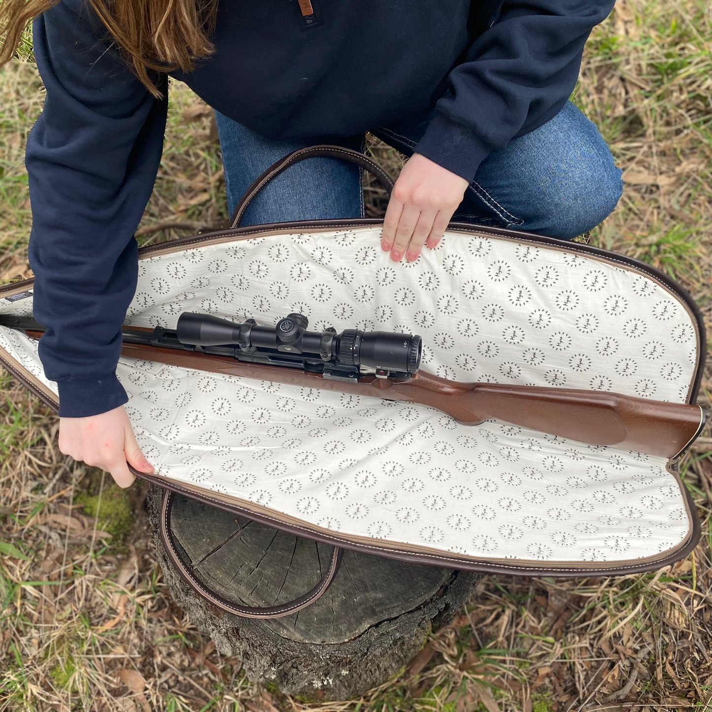 Cowhide Rifle Bag