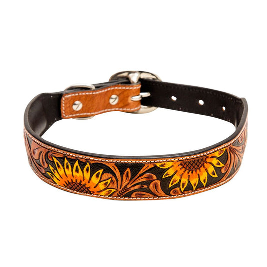 Bright Sunflower Dog Collar