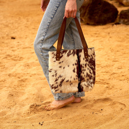 Cowhide Tote Bag