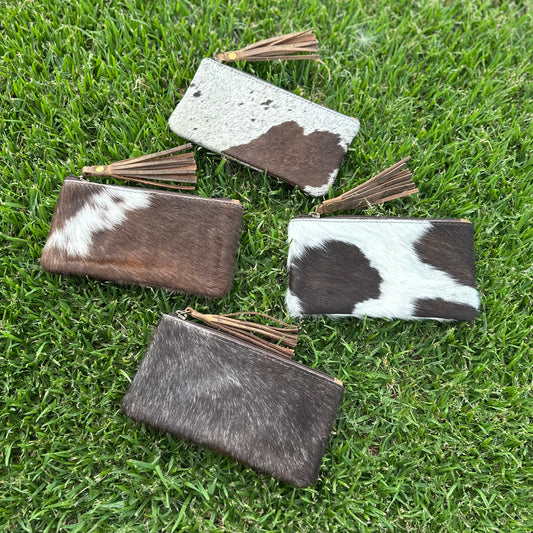 Cowhide Coin Purse