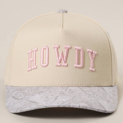 HOWDY WHITE CAMO Trucker Hat