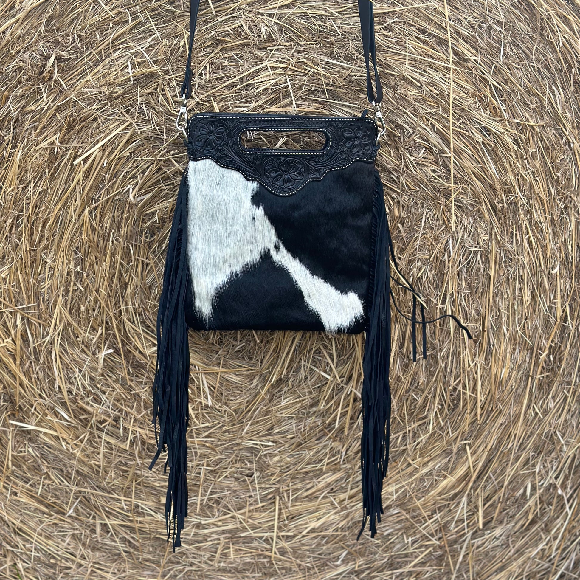 Leather Hip Bag-Fringe — Claw, Antler & Hide Co.