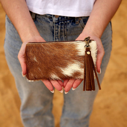 Cowhide Coin Purse