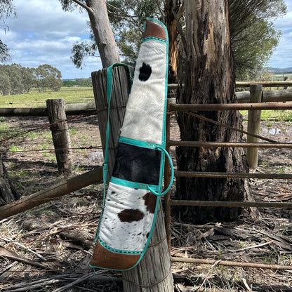 Turquoise Cowhide Rifle Bag