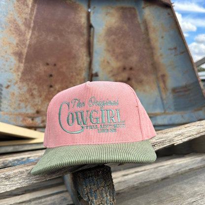 ORIGINAL COWGIRL Corduroy Trucker Hat