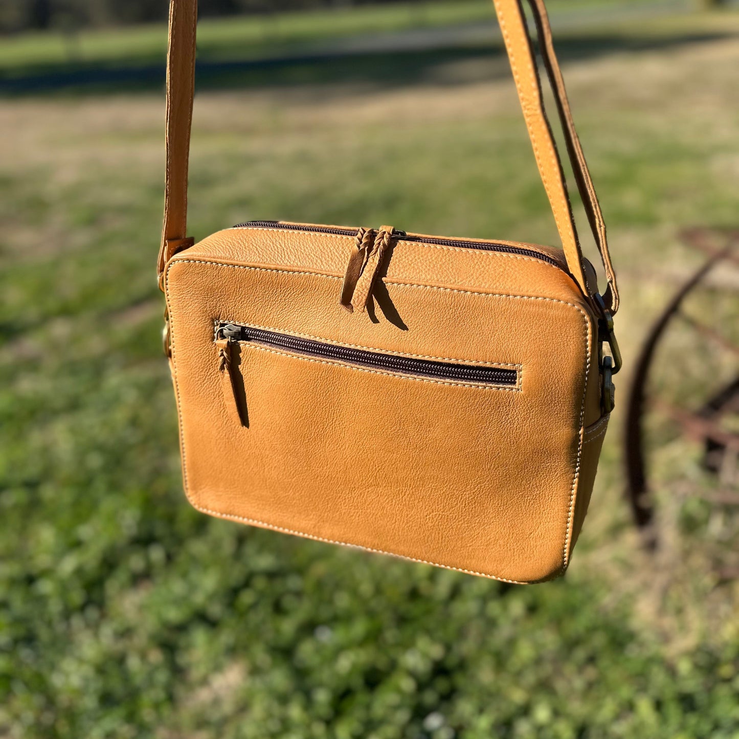 Oakley Tooled Leather Bag