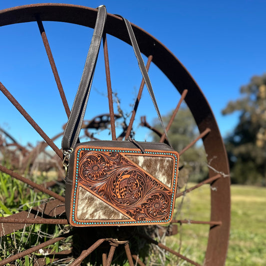 Oakley Tooled Leather Bag
