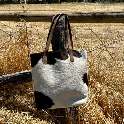 Cowhide Tote Bag