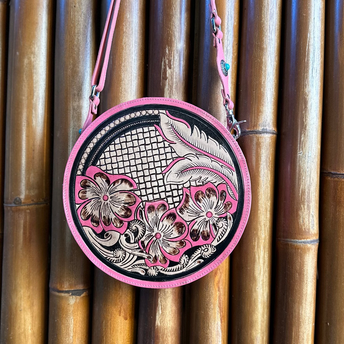 Pretty In Pink Round Bag