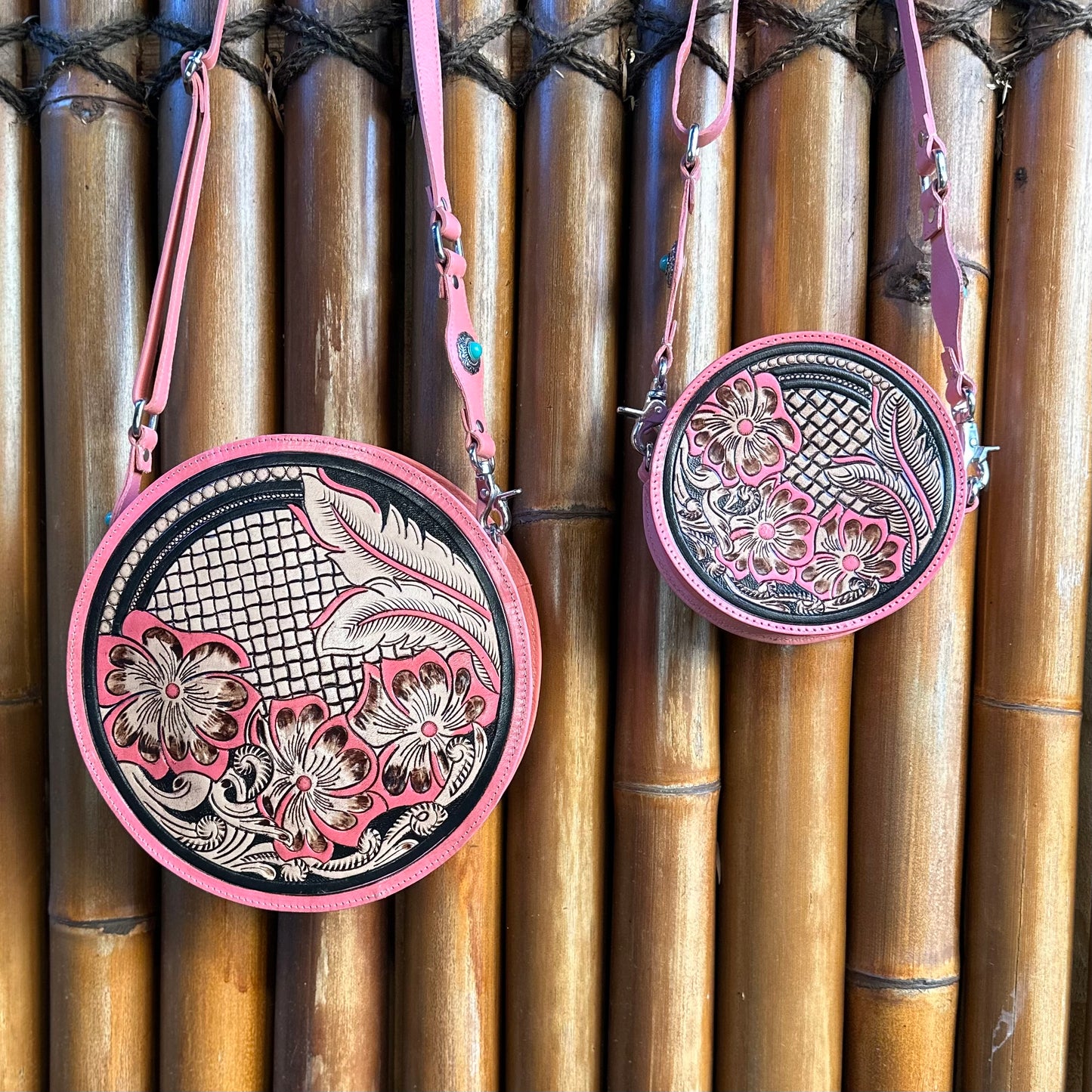 Pretty In Pink Round Bag