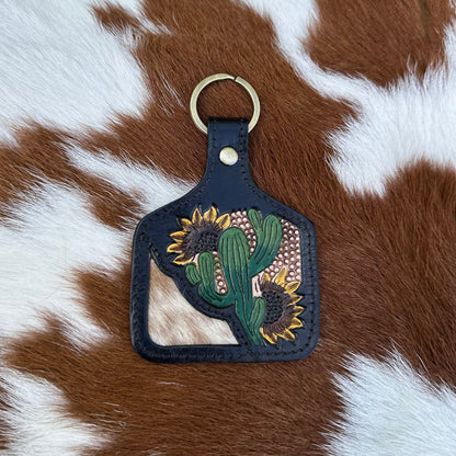 Cattle Tag Keyring