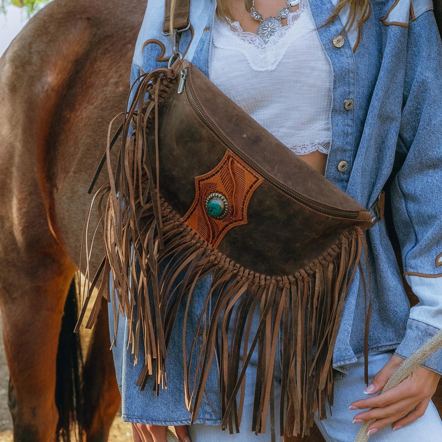 Sedona Tassel Belt Bag