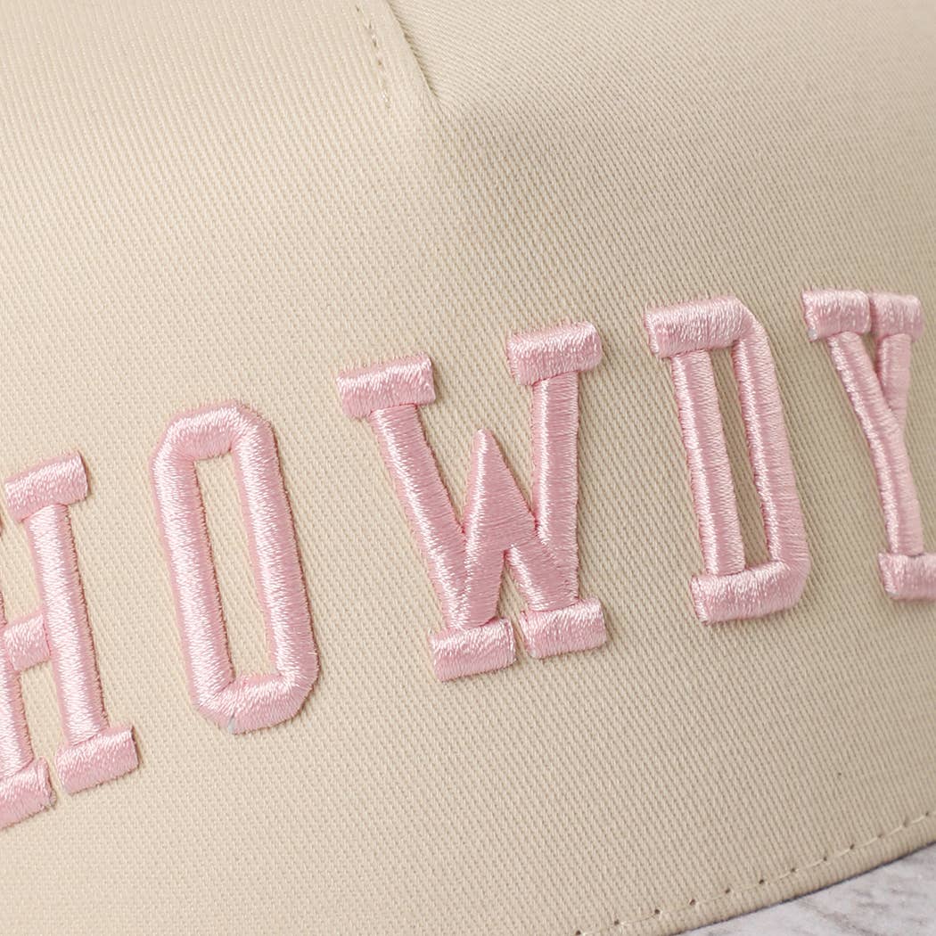 HOWDY WHITE CAMO Trucker Hat