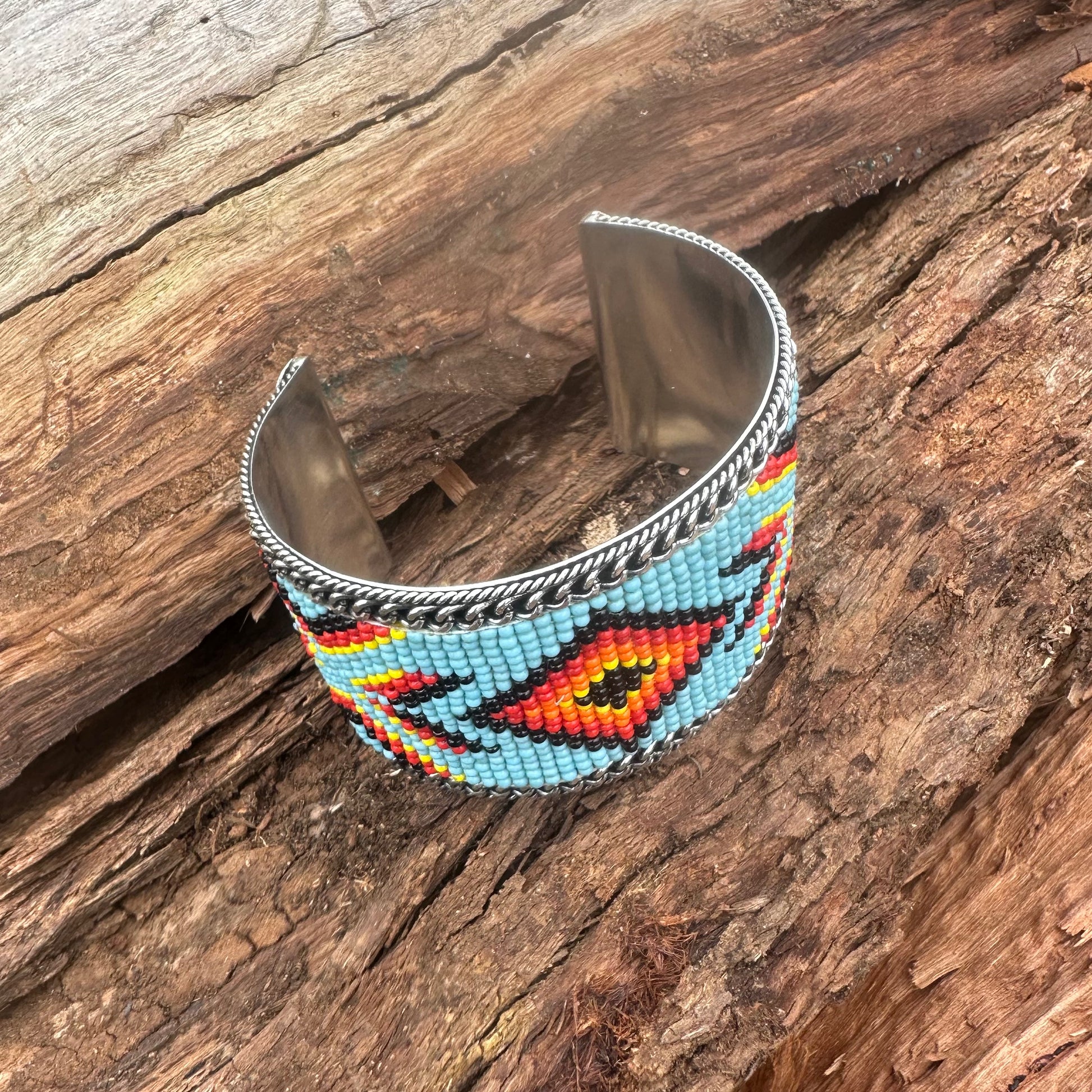 Beaded Cuff Bracelet Holmes Hide