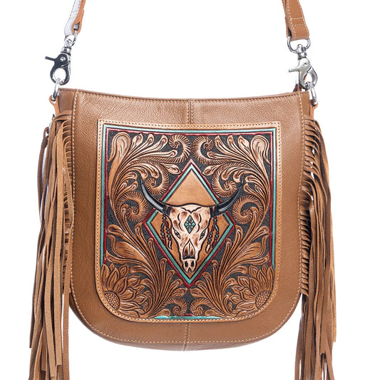 Scarlett Hand Tooled Bag