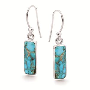 Blue Mohave Turquoise Earring