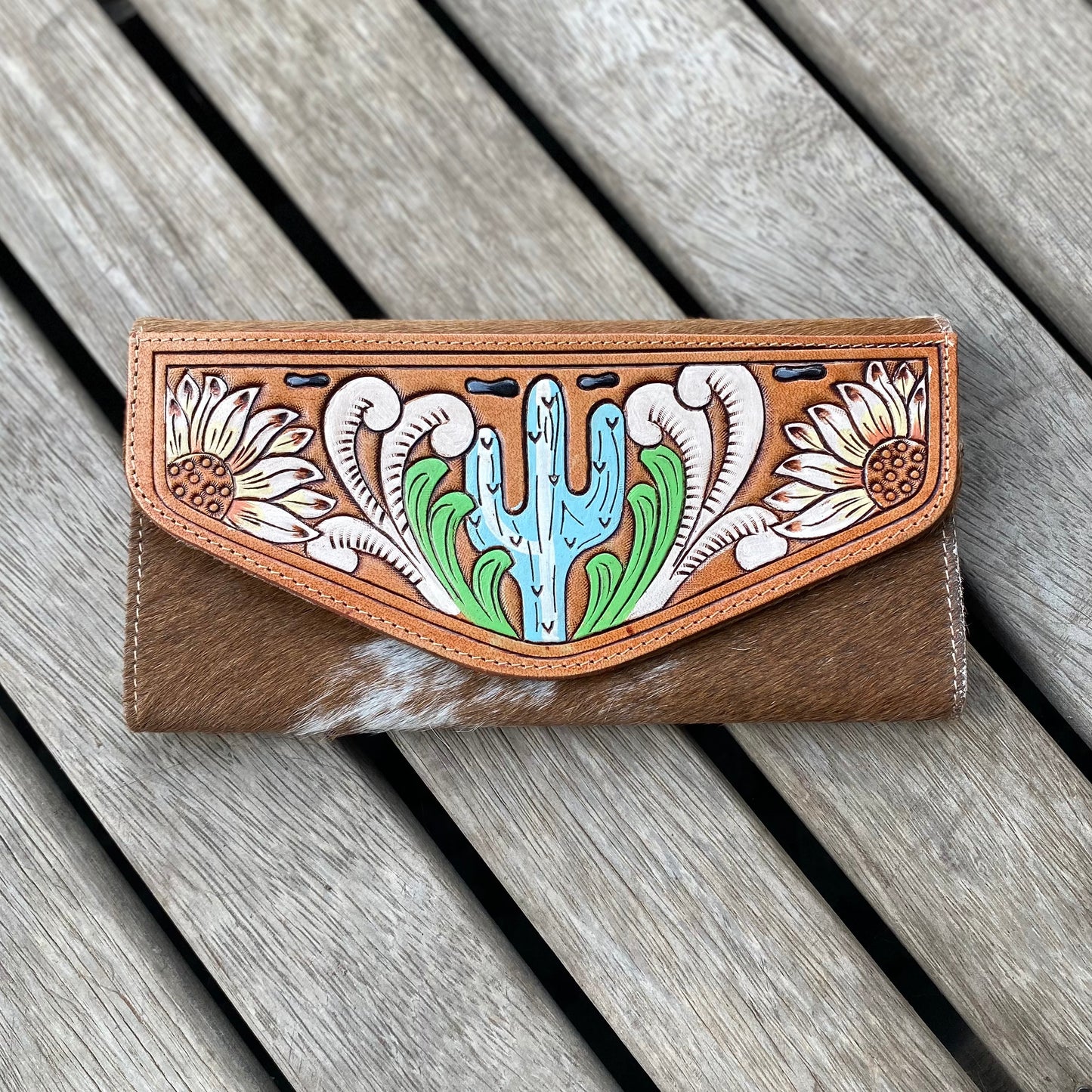 Cactus & Flower Wallet