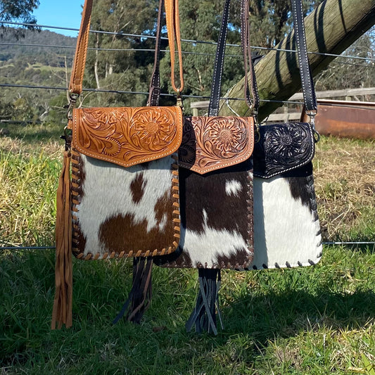 Cowhide Phone Bag