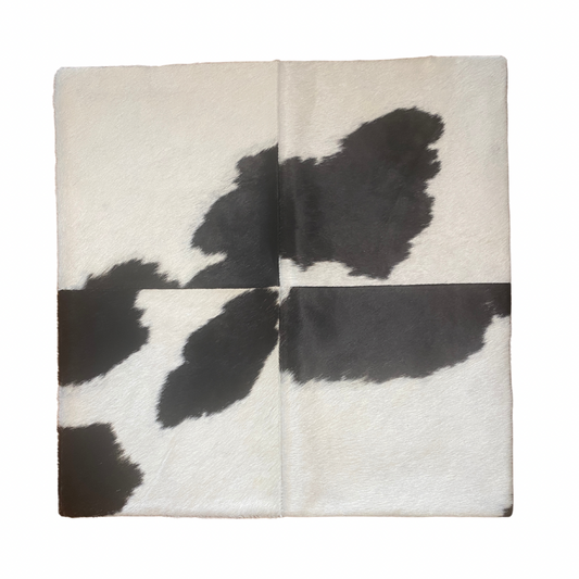 Cowhide Cushion Cover - Black and White Cowhide